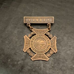 Vintage 1931 Ohio State University ROTC Prize Comp’y Cadets Brass Pin